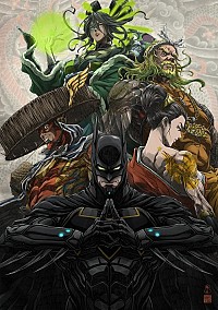Ninja Batman tai Yakuza League Cover